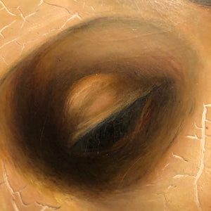 Eye of Christ on 19th Century Painting