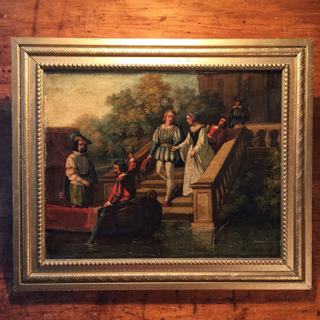 Louis Hersent Oil Painting of Classical Scene - 1830 - Signed Monogram - Canvas - French Artist- Rare - Master Painting - French Master