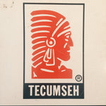 Vintage Tecumseh Flange Sign -  Double-Sided - Engines  Factory Service Transmissions - 1970s - Petroliana - 24 x 16