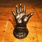 Rare Victorian Paperweight of a Creepy Hand - Cast Iron - Turn of the Century - Ornate Base - Antique - Unusual - Bizarre - Figural