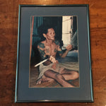 Tattooed Man Art Photograph from Brunei - South China Sea - Ink - Mystery Artist - Framed