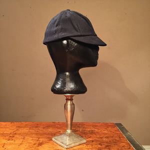 Vintage Welder Cap - Union Made - Dark Blue Black - 1950s? - Vintage Beanie Cap - Size 7? - Medium?