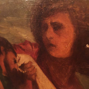 Old Master Painting after Titian - Entombment of Christ - 19th Century - 1800s - Religious Painting - Ribot - Crucifixion Scene