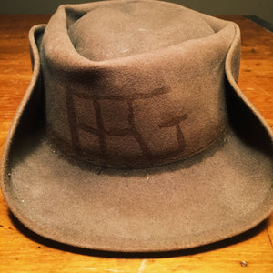 Capper & Capper Felt Hat - Cavanagh Edge - Punk Rock - Steampunk - Australia - Chicago - Detroit - Fedora Hat - Size 7?