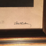 Rare James Andrew Drummond Colored Mezzotint - 1848 - 8th Viscount Strathallan - Ink Signed "Strathallan" - Proof Stamp - James Faed