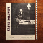 Kathe Kollwitz Exhibition Poster - 1980 - Catherine G. Murphy Gallery - Minnesota - Rare Vintage Art Poster - Self Portrait at the Table