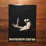 Vintage Minnesota Zoo Posters by Lance Wyman - Set of 2 - 1982 1983 - Rare Vintage Posters - Lance Wyman Typography - 1980s Posters