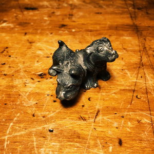 Antique Bronze Scottie Terrier Paperweight - 1930s? - Art Deco - Figural Paperweights - Rare cast - Dog Paperweights - Vintage Animal