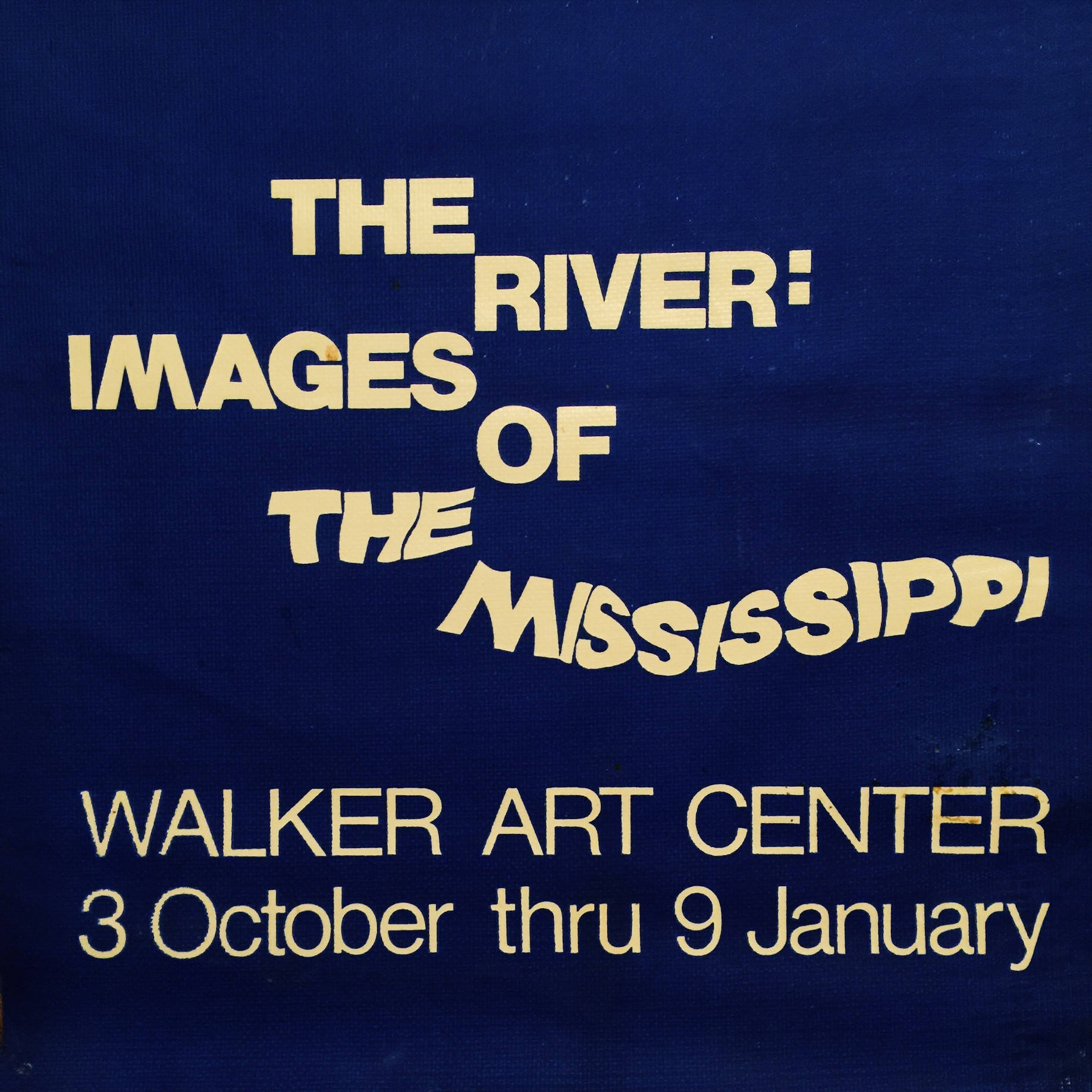 Vintage Mississippi River Wall Art Hangings - The River: Images of the Mississippi - 1976 - Walker Art Center Exhibition - Set of 3 - Rare