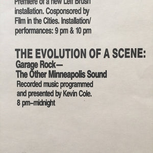 Vintage Loading Dock Live! Posters - 1989 - Set of 2 - 17" x 11" - Minneapolis Sound - Minneapolis Institute of Arts - Rare - Garage Rock