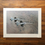 Vintage Air Force Lithograph Prints - Set of 11 - 1970s - U.S. Air Force Photography - U.S. Government Printing Office - Rare