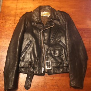 Vintage Schott Perfecto Motorcycle Jacket One Star 1970s - Size 44